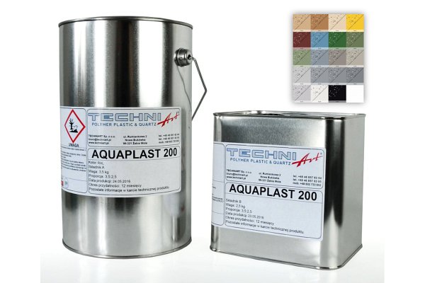 Aquaplast 200 - barwna wodna powłoka epoksydowa 12 kg