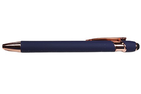 Długopis metalowy ELLA SOFT - Niebieski
