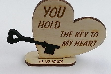 Prezent na Walentynki You Hold the key to my heart