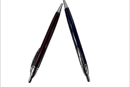 Długopis reklamowy metalowy bordo lub granat